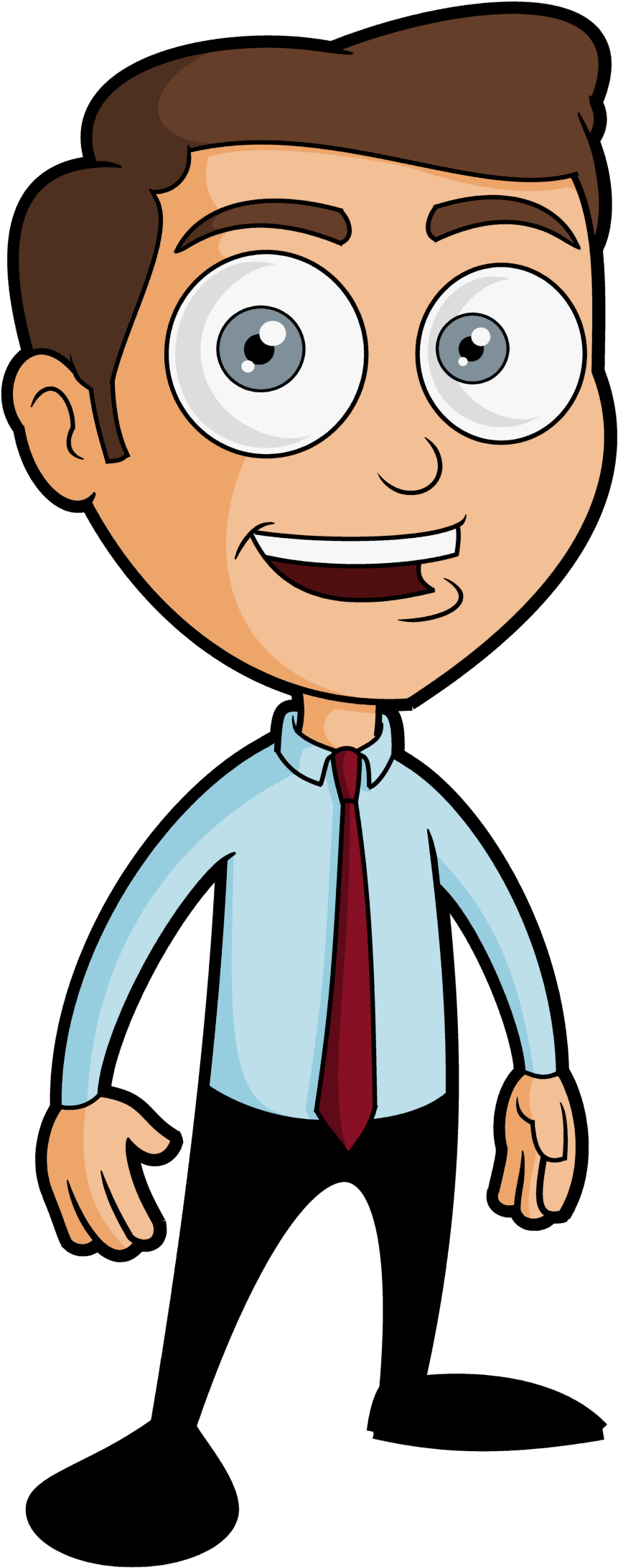 Free Business Man Cartoon Vector You Won't Believe - Cartoon (2500x2500)