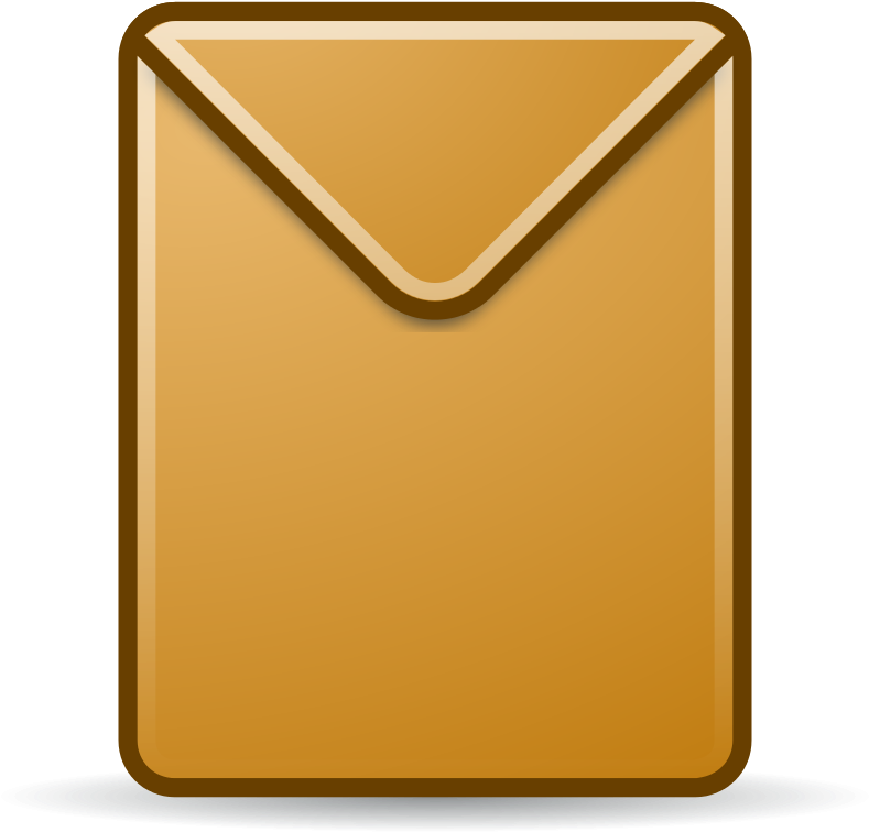 Envelope Free To Use Clip Art - Brown Envelope Clipart (800x800)
