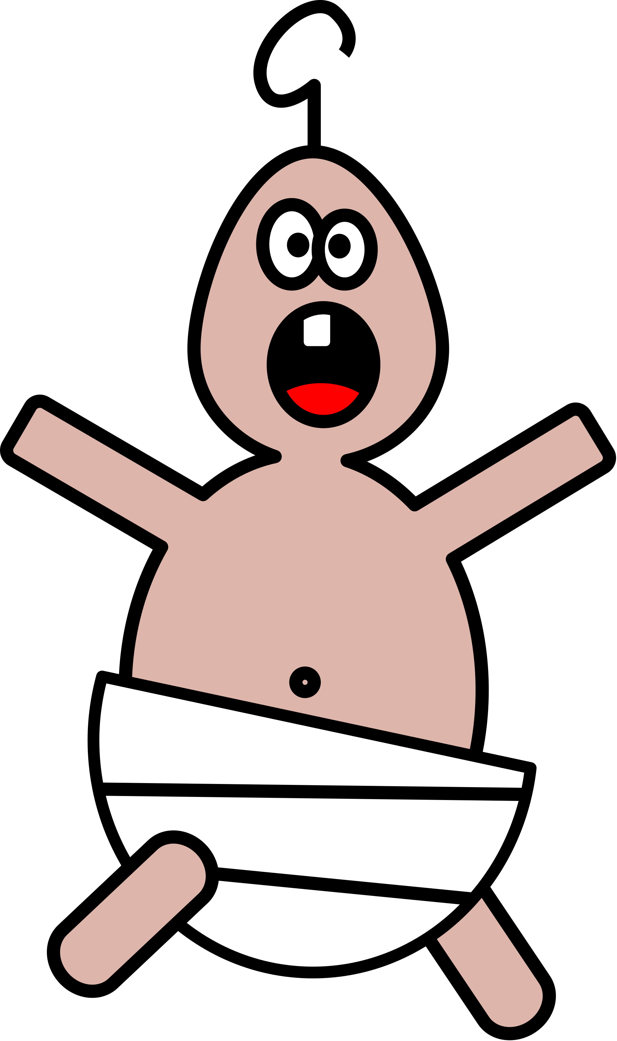 Swaddled Baby Clipart - Ugly Baby Clip Art (2000x3374)