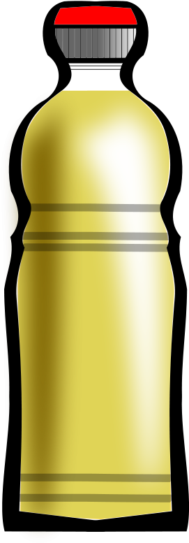 Sports Bottle Clipart - Cooking Oil Clipart (291x800)