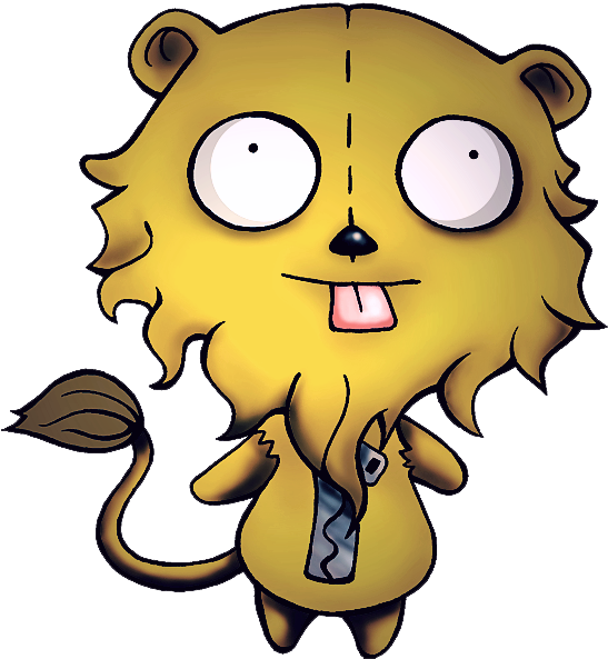 The Cowardly Lion By Gorilla-ink - Wizard Of Oz Cartoon Lion (598x657)