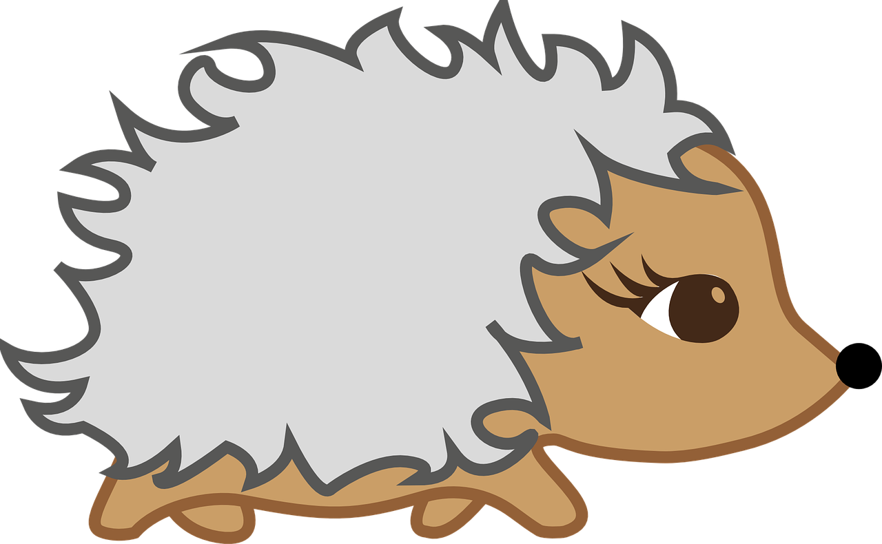 Top 86 Hedgehog Clip Art - Small Mammals Clipart (1280x790)