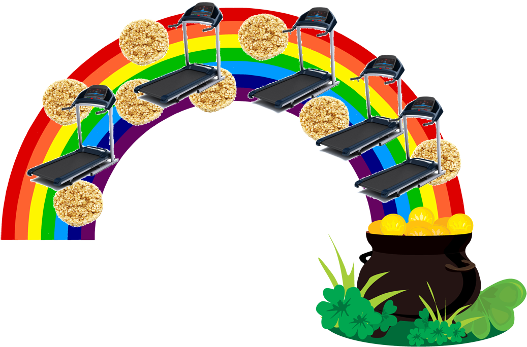 If You Didn't Bring It With You - Rainbow With Pot Of Gold (1058x708)