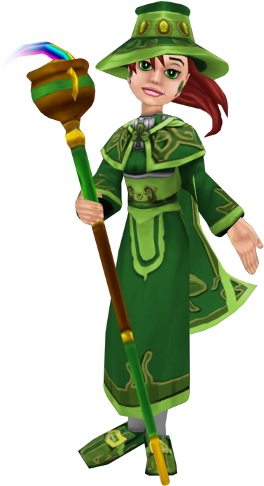 Pvp Gold Rush - Wizard101 Life Wizard Girl (600x800)