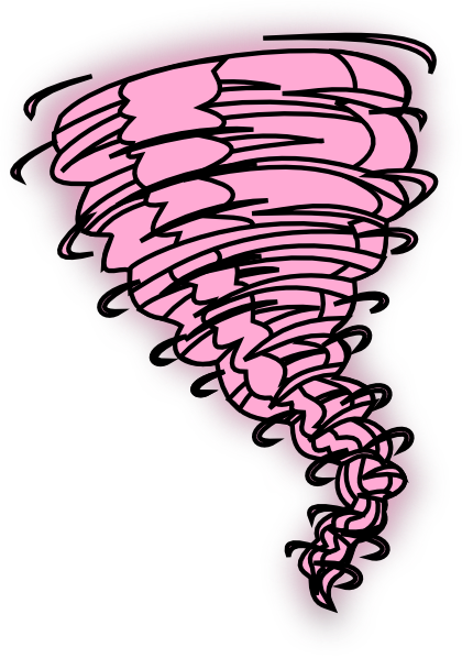 Free Clip Art Tornado Clipart Image Clipart - 1969 Atlantic Hurricane Season (420x598)