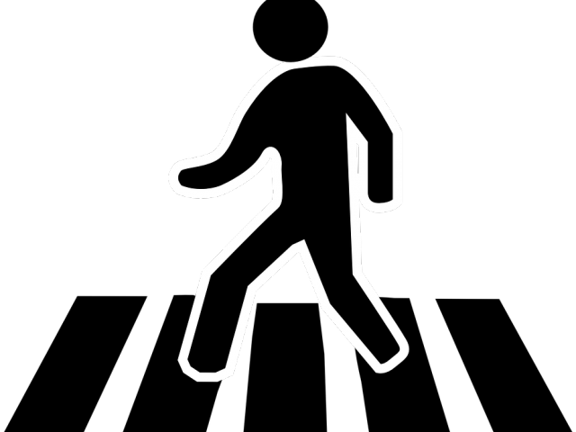 Cross Walk Cliparts - Zebra Crossing Clip Art (640x480)