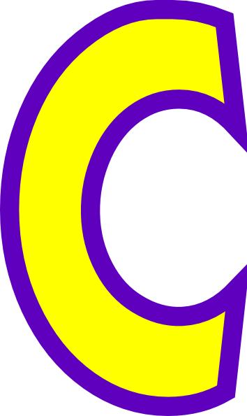 Letter C Clip Art - Letter C Clipart (354x595)