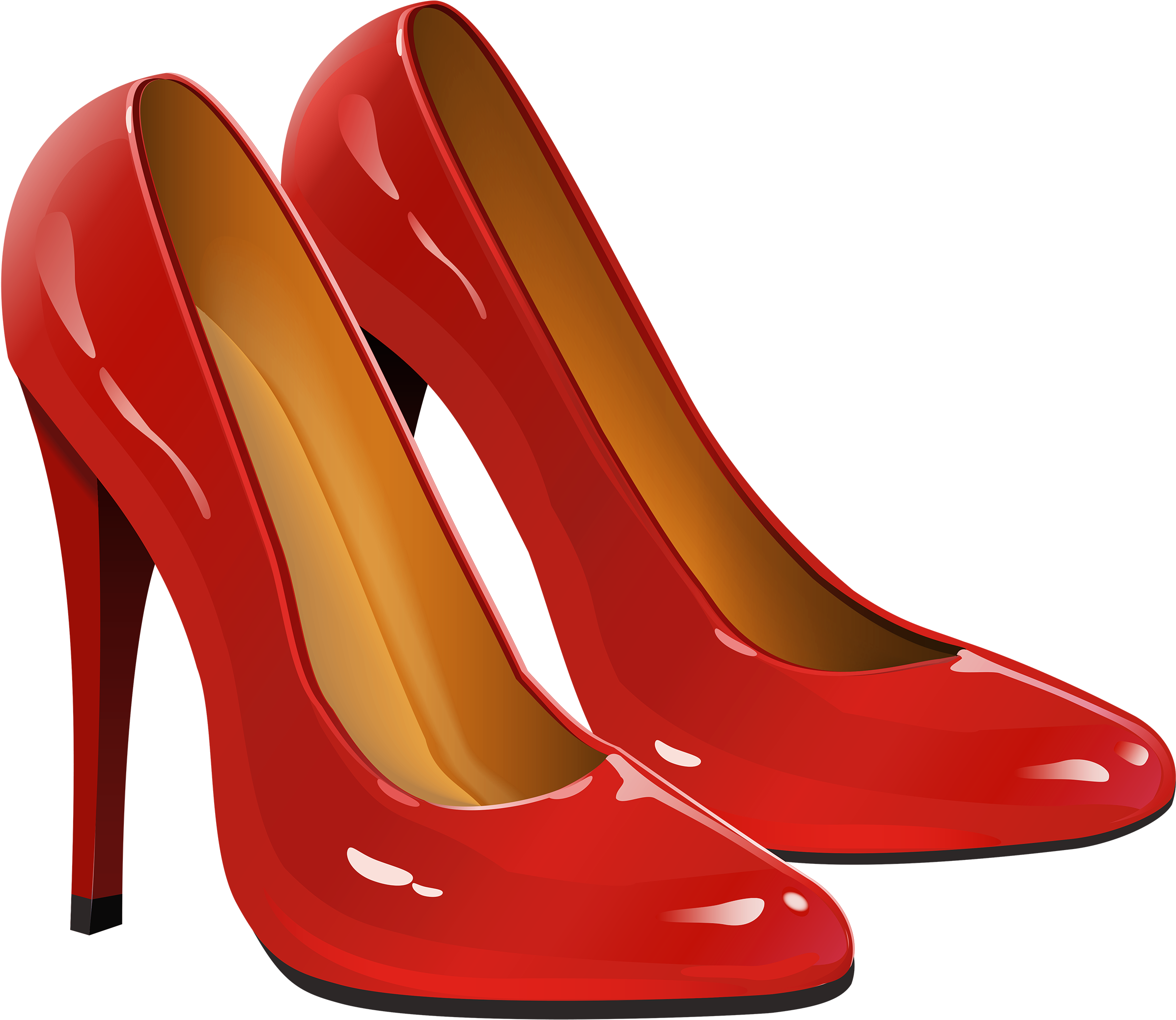 Dorothy Red Shoes Clipart - High Heels Png (2500x2151)