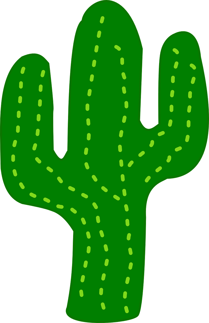 Cactus Clipart Free Cactus Clip Art At Clker Vector - Cactus Clip Art Png (829x1280)