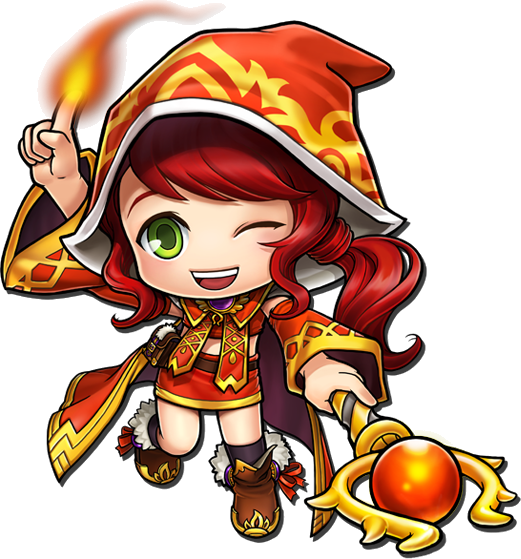 Knight Of Cygnus Flame Wizard - Maplestory Knights Of Cygnus (521x559)