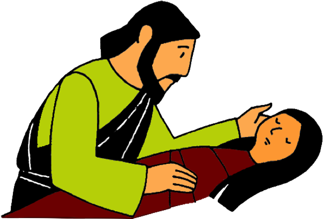 Jesus Raises Jairus Daughter Clipart (700x525)