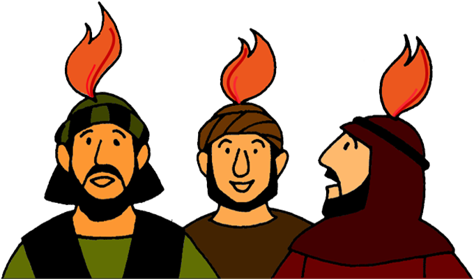Pentecost Tongues Of Fire Clip Art (700x467)