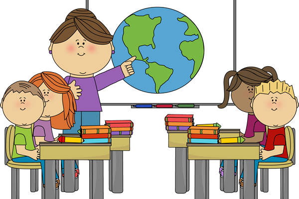 Classroom Window Clipart - Teacher Clip Art Transparent (600x400)