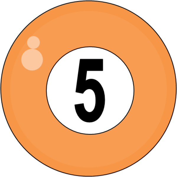 Teacher Clip Art Balls - Number 4 Billiard Balls (600x600)