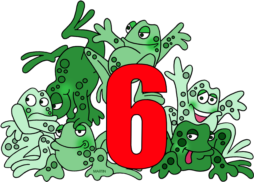 Numbers Clip Art By Phillip - Free Clipart Number 6 (919x648)