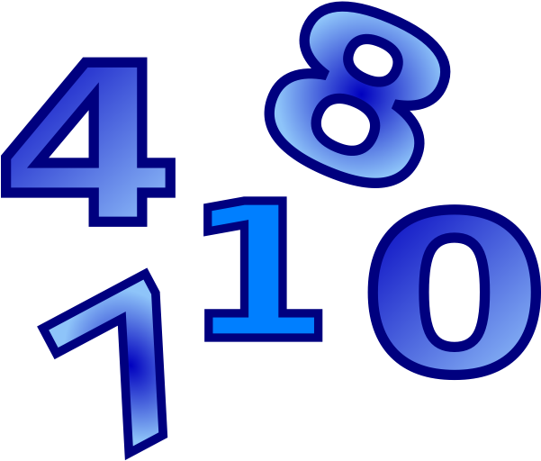 Numbers Clip Art At Clker - Guess My Number Year 2 (600x536)
