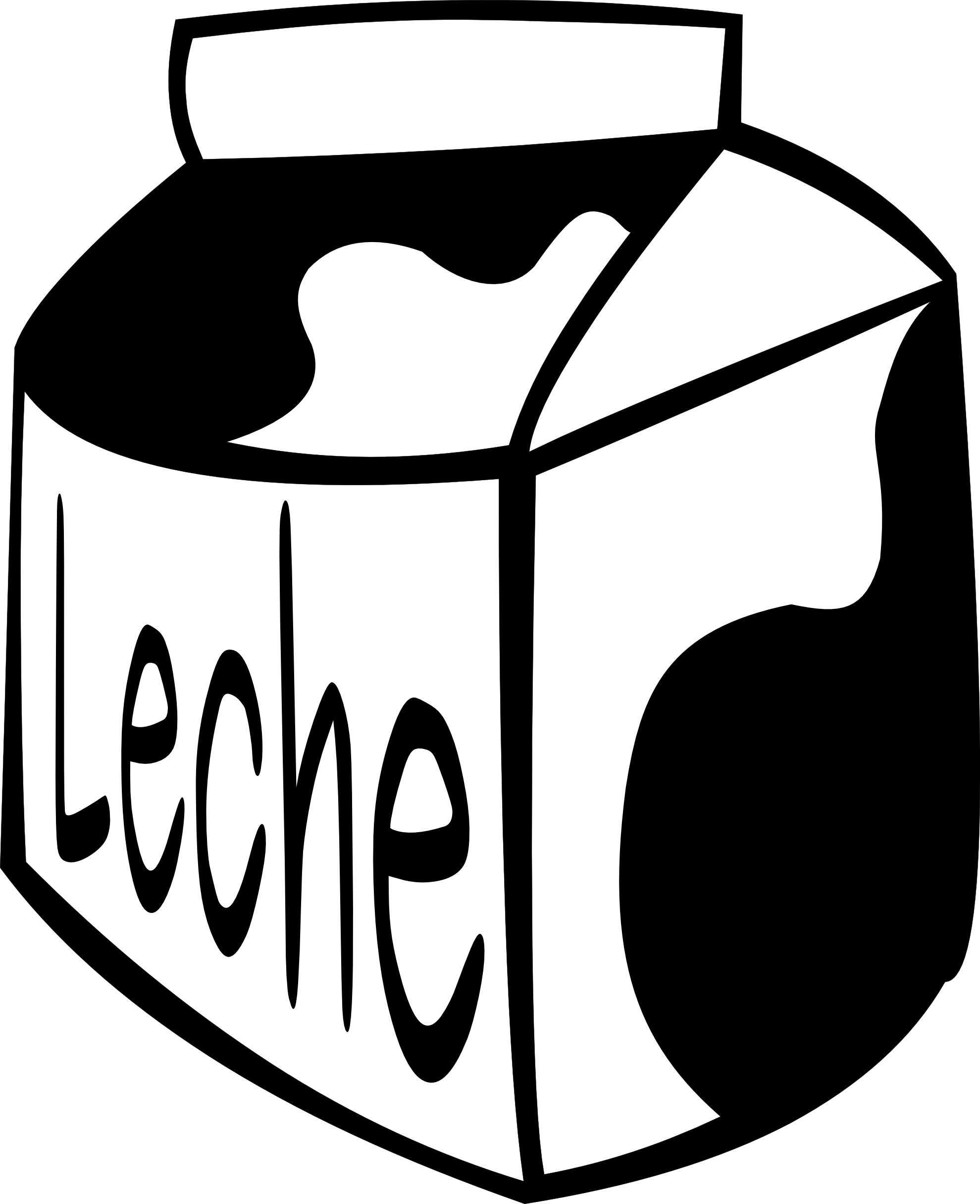 Black And White Food Clipart - Juices Clipart Black And White (1979x2432)