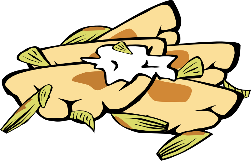 Clipart Fast Food Lunch Dinner Pirogies - Perogy Clip Art (958x613)