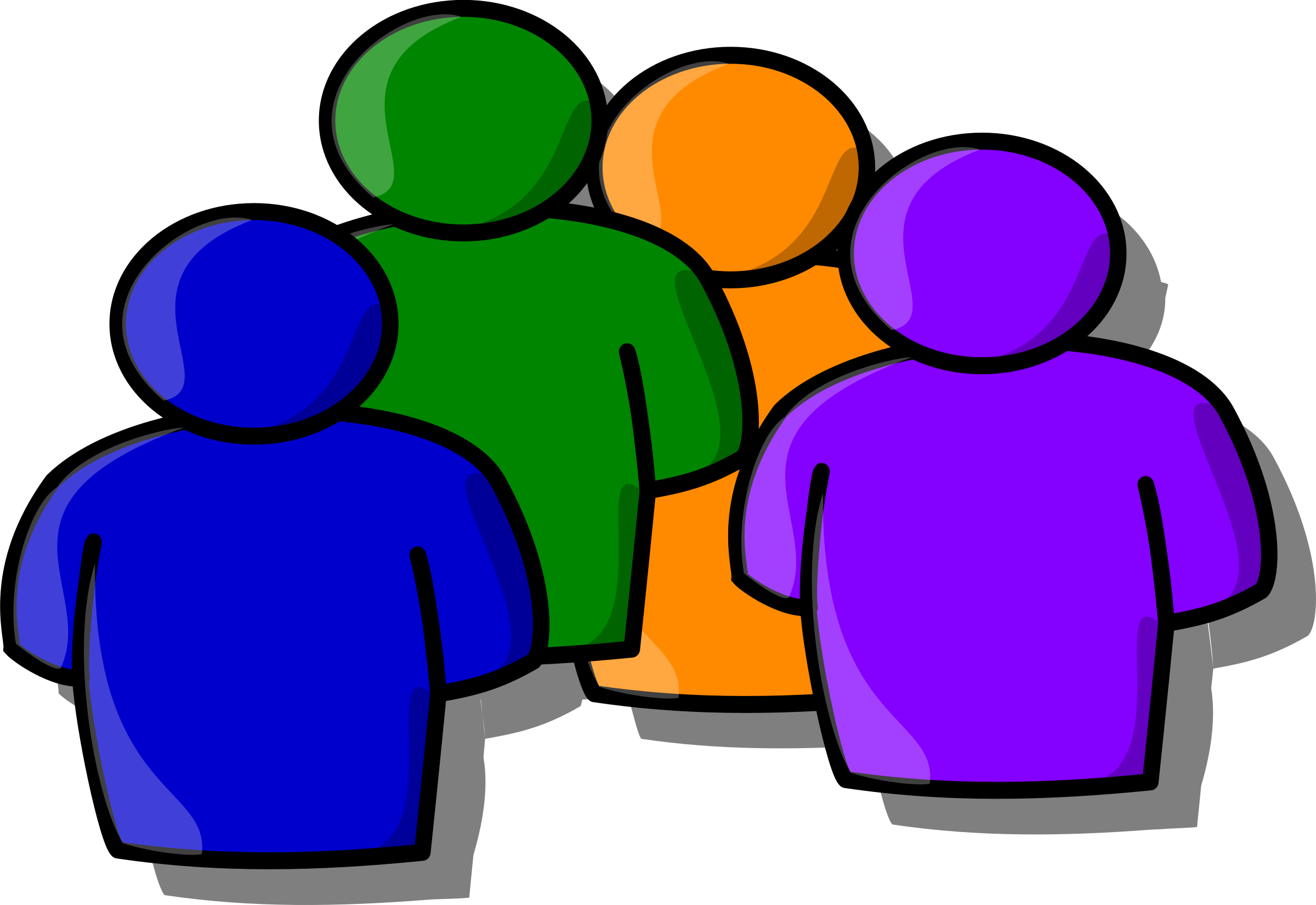 Icons Of People Vector Clipart Free Public Domain Stock - People Clipart Png (2400x1650)