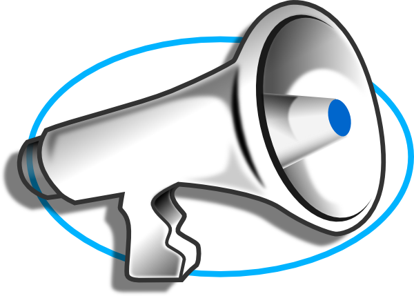 Megaphone Clip Art - Clipart Megaphone Cartoon Png (600x429)