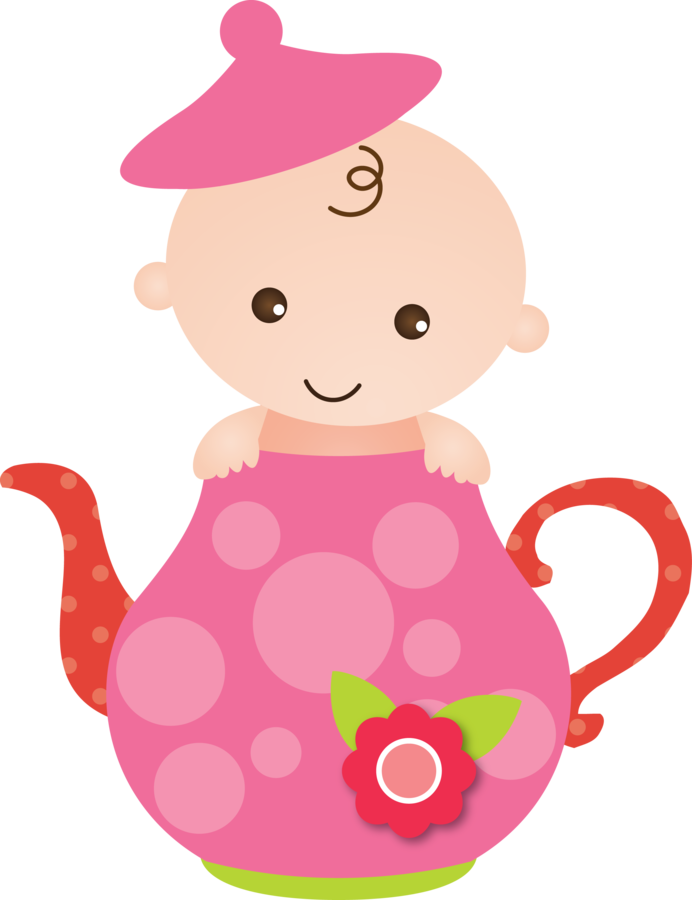 Bebê Rosa - Minus - Baby Girl Clipart (692x900)
