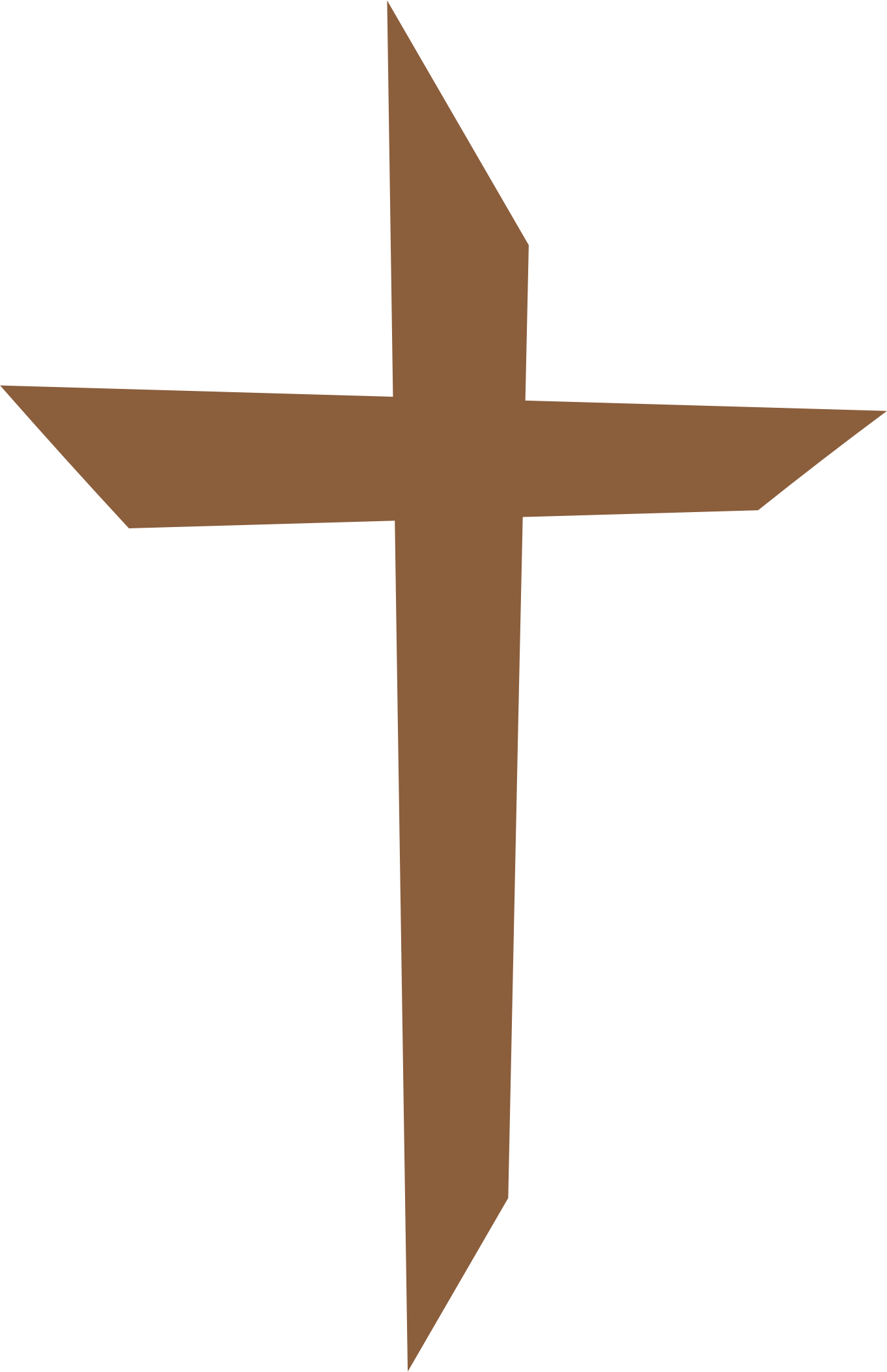 Cool Ideas Clipart Cross - Nail Cross Clip Art (1362x2106)