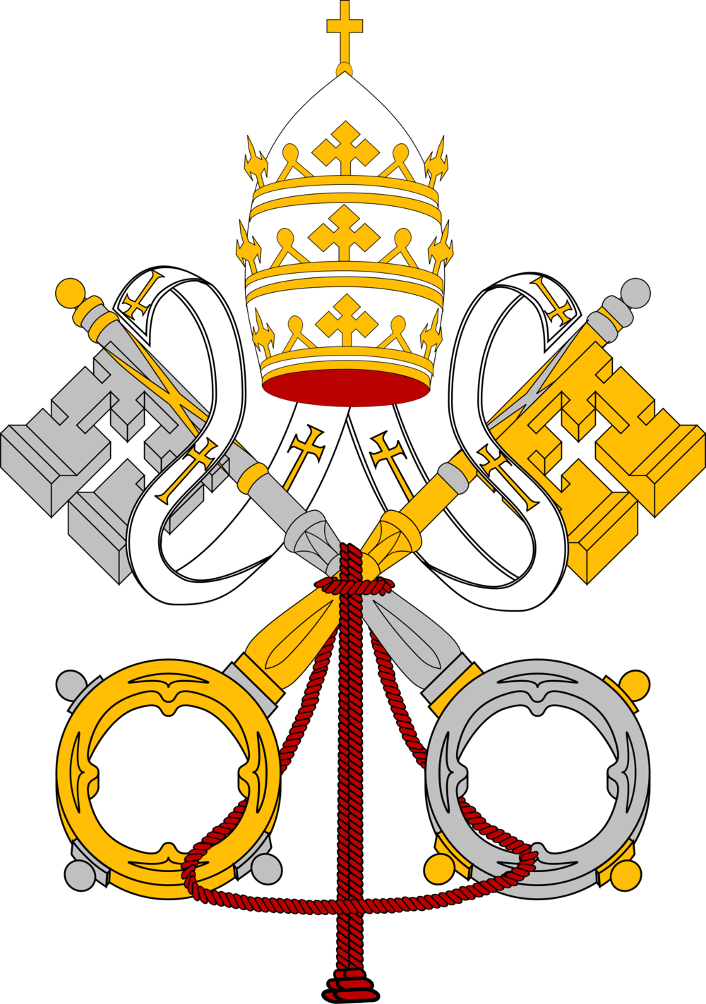 The Chatechism Of The Catholic Church St - Coats Of Arms Of The Holy See (1000x1423)