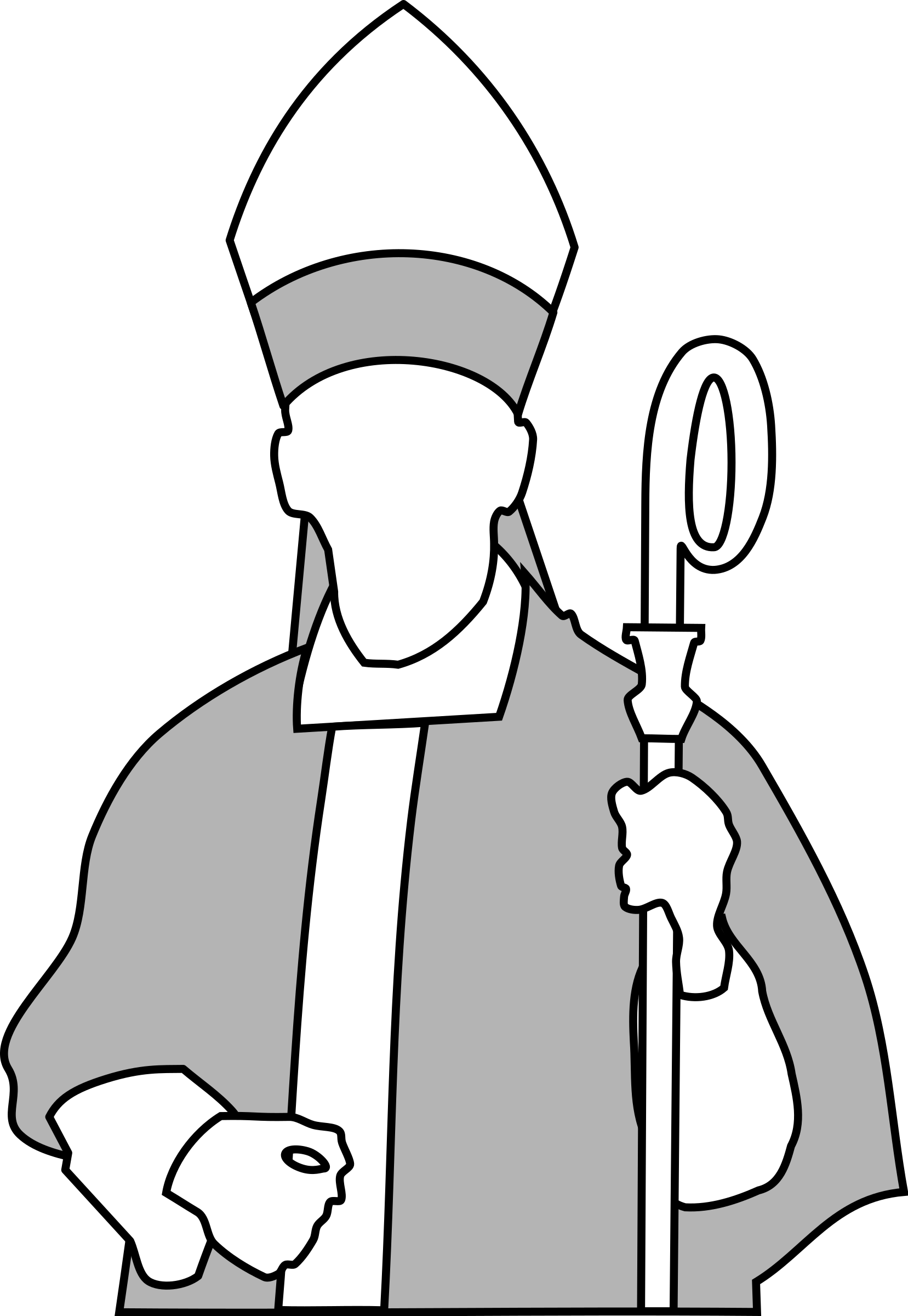 Archbishop Clipart Clipground - Bishop Clip Art (1657x2400)