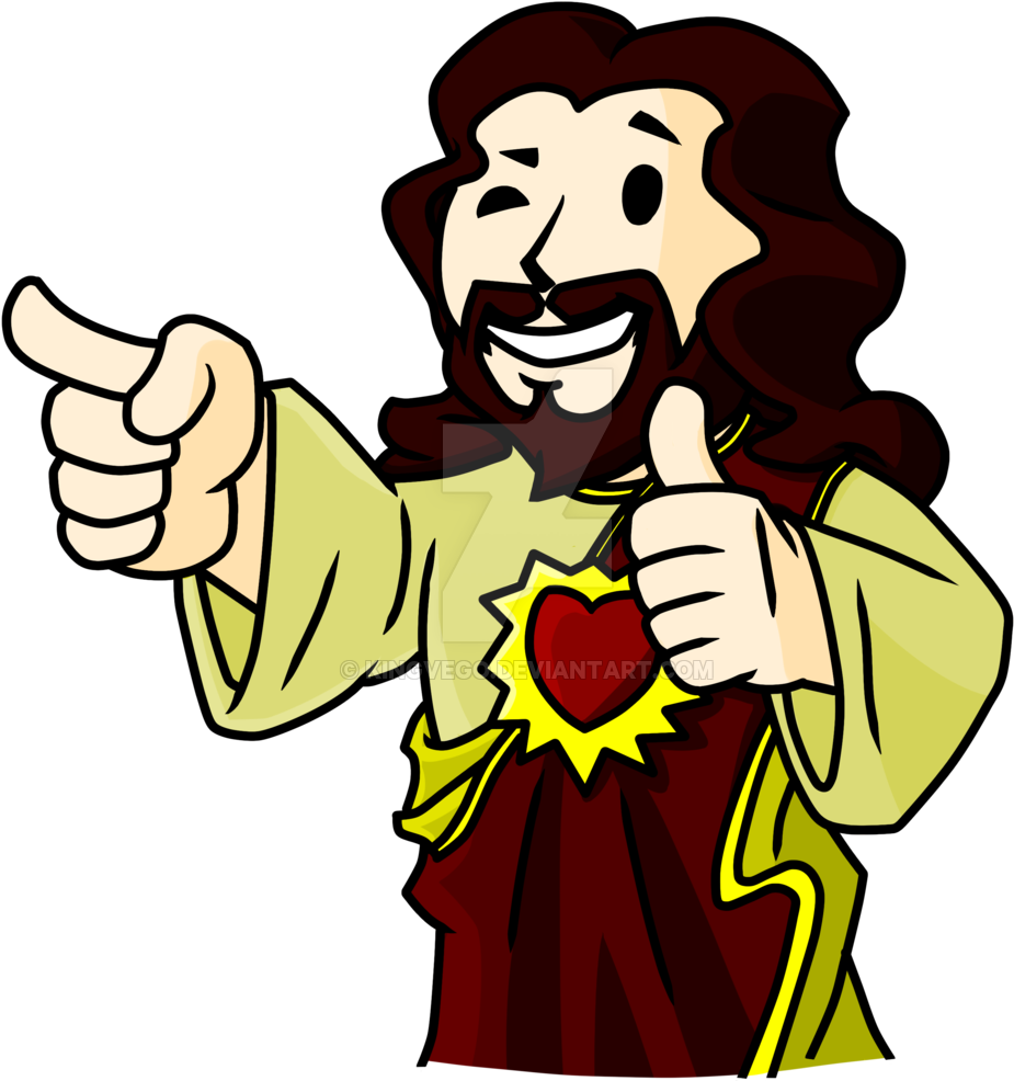 Buddy Christ By Kingvego - Vault Boy Perks Color (1024x1049)