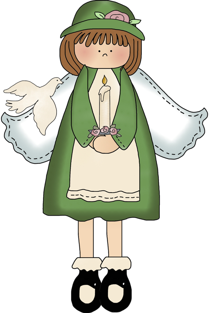 Angel Clipartbaptism - Cartoon (686x1024)