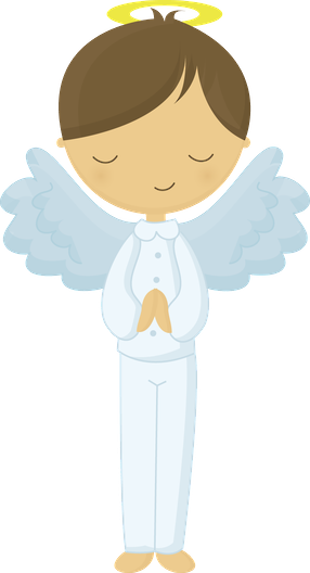 Little Angels - Minus - Angel Communion Clipart (286x528)