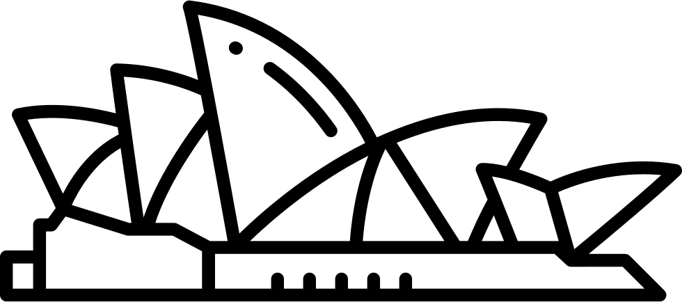 Sydney Opera House Side View Comments - Sydney Opera House Clipart (980x434)
