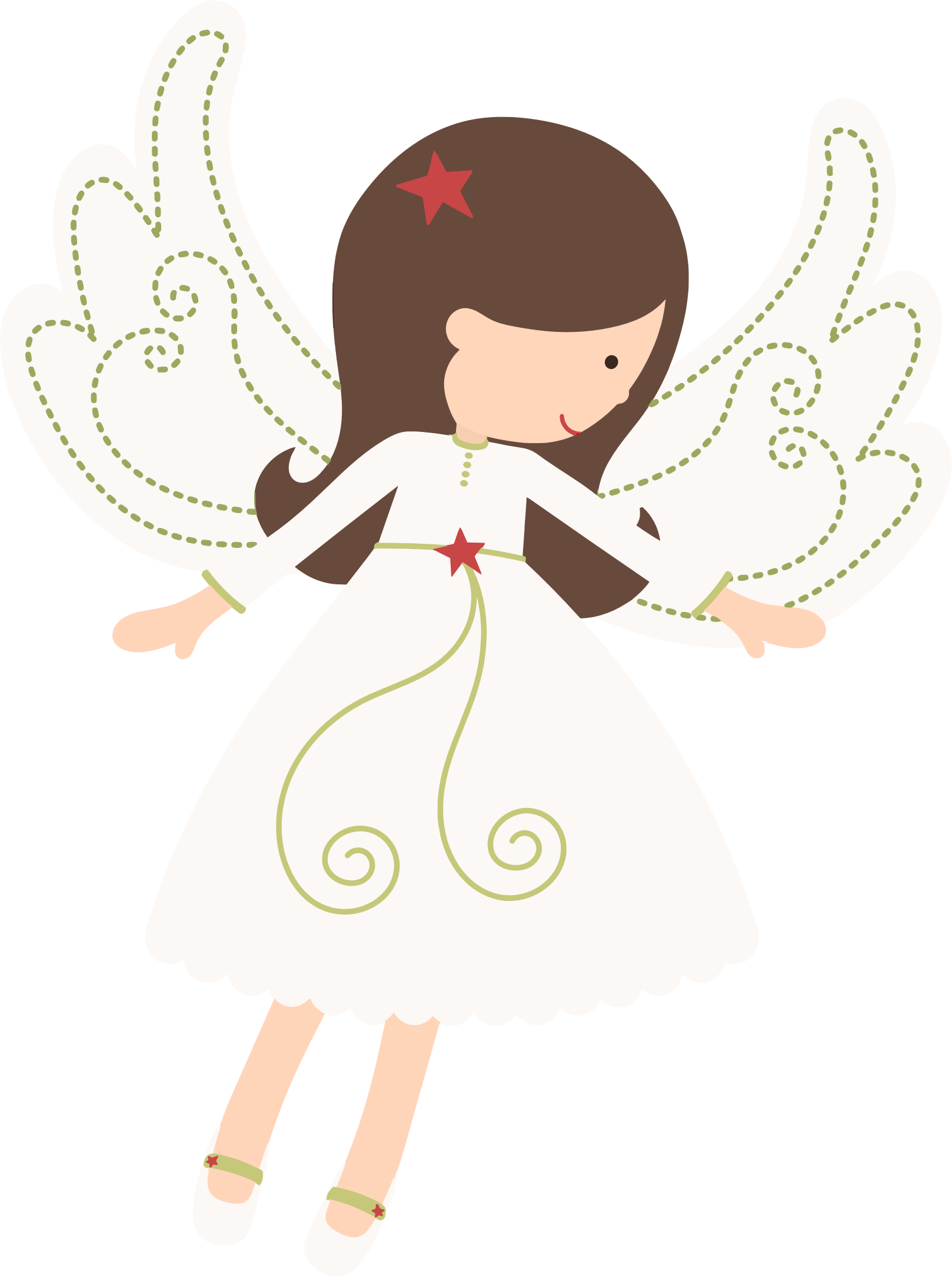 Clipart Angel Girl - Angel Girl Png (1618x2170)