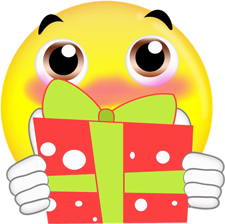 Free Gift Giving Emoji - Giving Emoji Png (480x491)