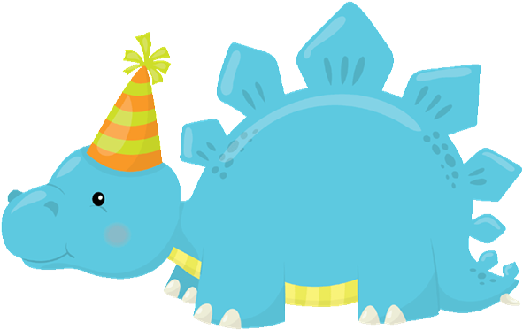 Graphics For Birthday Dinosaur Graphics - Dinosaurs Birthday Clipart Free (600x512)