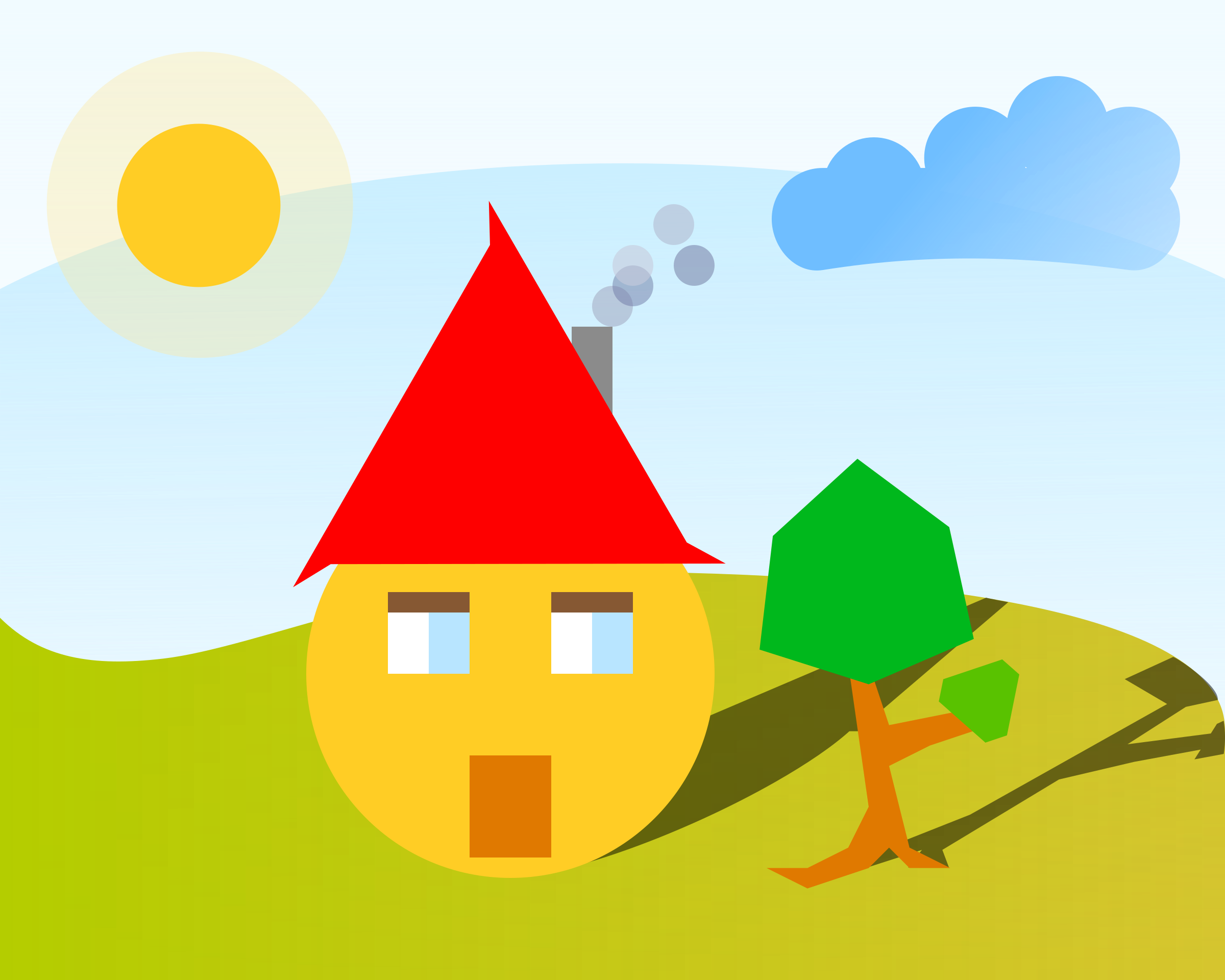 Face House Free Vector - Tegneserie Hus (2400x1920)