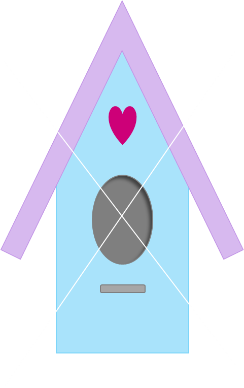 Image Of Birdhouse Clipart 3 Bird House Free Clip Art - Circle (481x764)