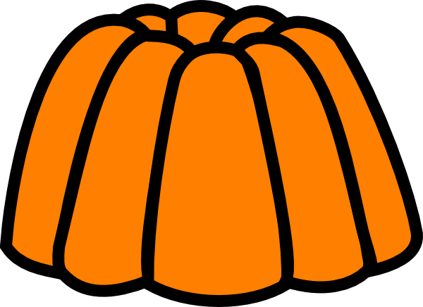 Orange Jelly Clip Art - Jelly Clipart (600x436)