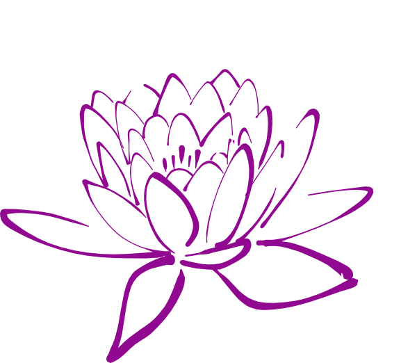 Magnolia Flower Clipart Free Clip Art Images - Purple Lotus Clip Art (600x522)