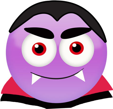 Free Vampire Emoji - Cartoon (480x491)