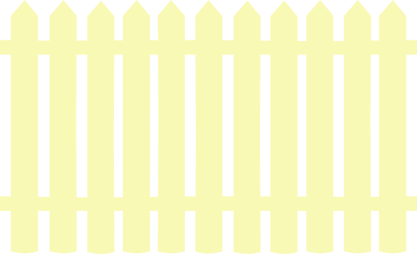 Gallery Of Sweet Idea Fence Clipart 10 860 Garden Cliparts - Transparent Picket Cartoon (600x365)