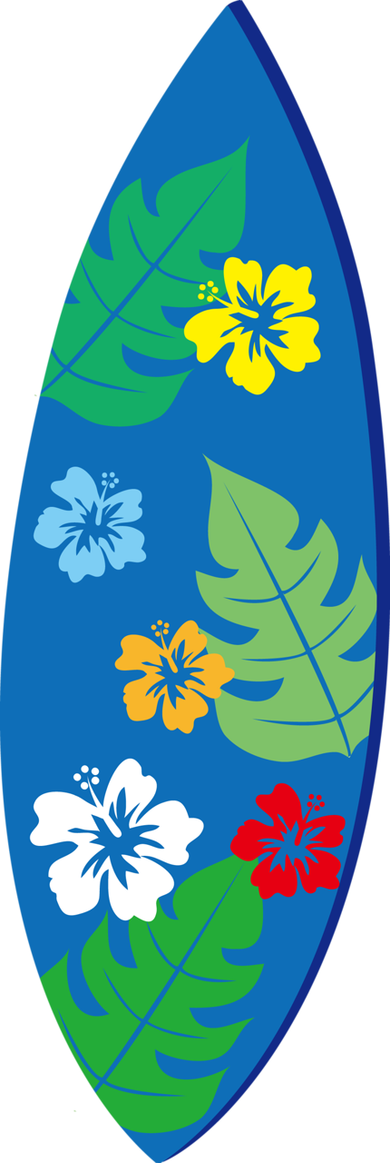 Paper Craft - Prancha Havaiana Png (430x1280)