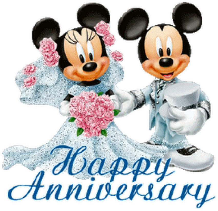 Free Anniversary Clip Art Wedding Anniversary Clip - Happy Marriage Anniversary Cartoon (1024x1024)