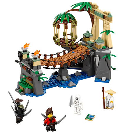 Jungle Garmadon Showdown On The Jungle Bridge With - Lego 70608 Ninjago Movie Master Falls (600x450)