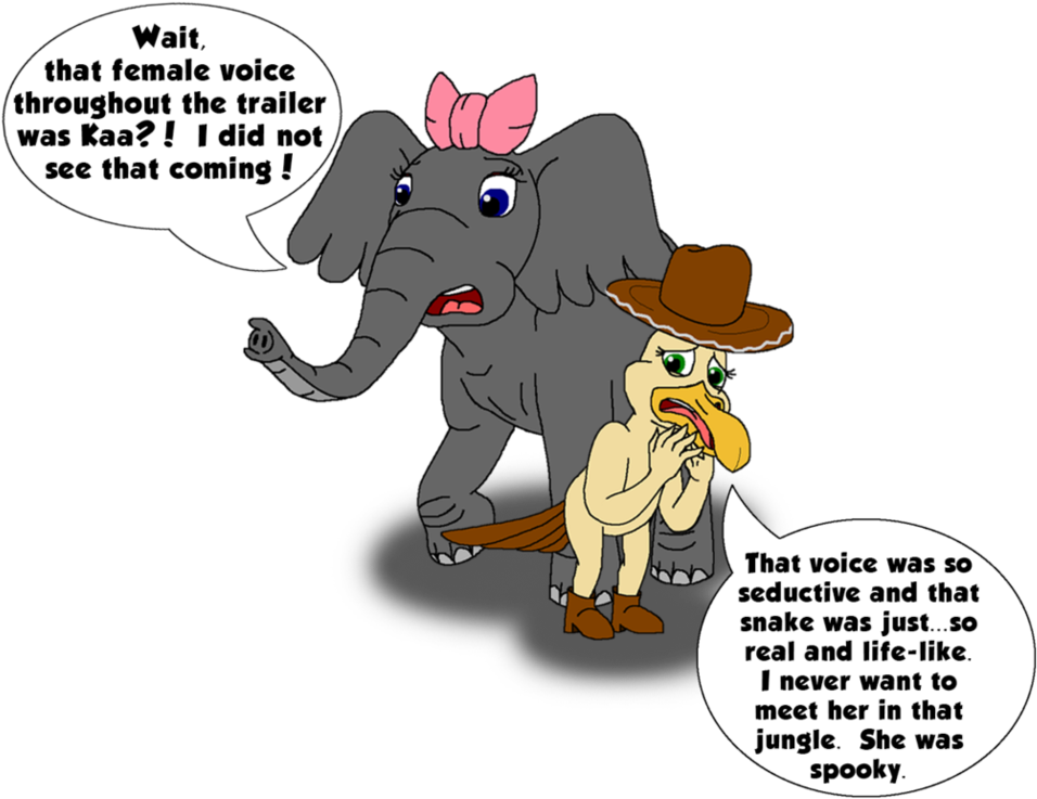 The Jungle Book Trailer Reaction By Kylgrv - Cartoon (977x817)