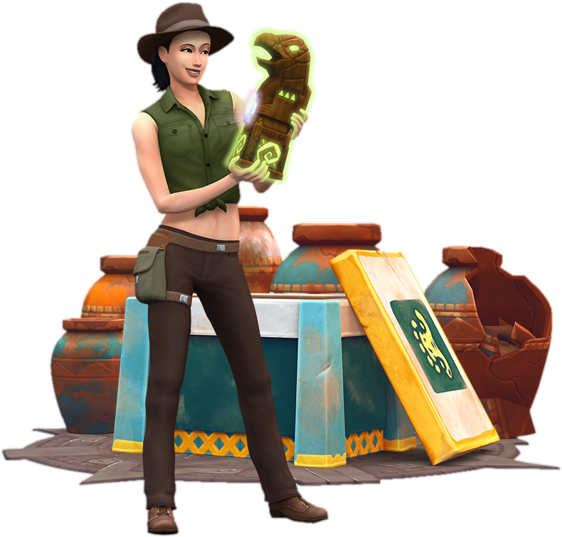 Sims 4 Logo Pack Jeu Gamepack Jungle Adventure - Sims 4 Jungle Adventure Render (1000x1000)