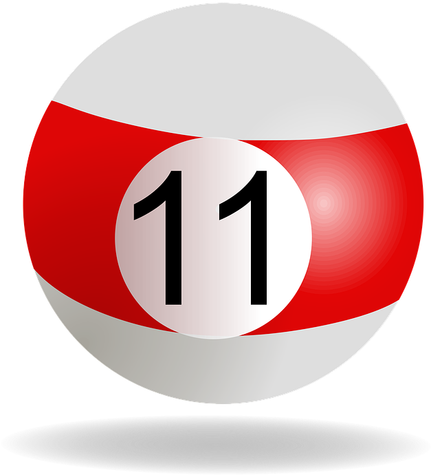 Billiards, Billiard Ball, Ball - 11 Bola De Billar (694x720)
