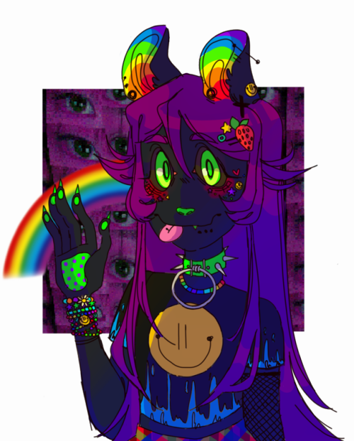 Fursona - 3c - Illustration (500x622)