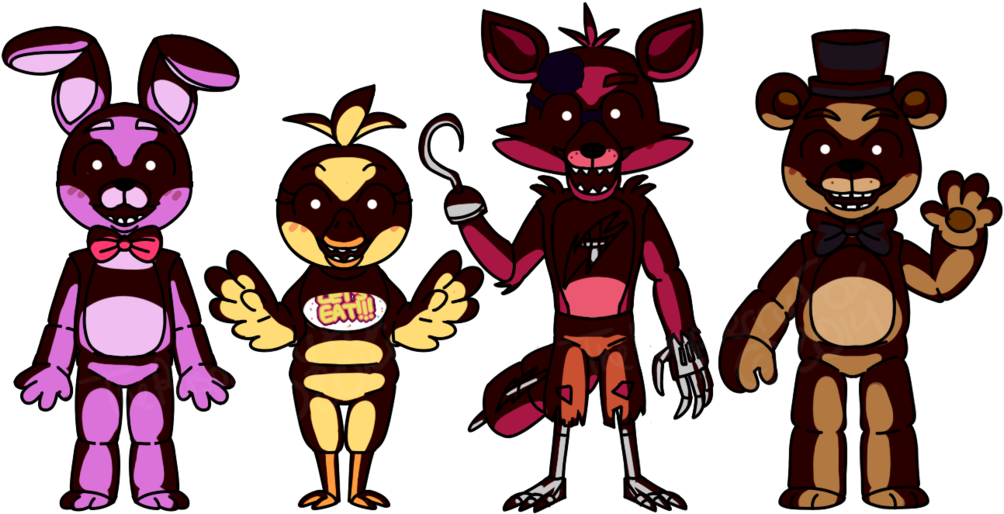 Five Nights At Freddy's Night By Theraspberryfox - Five Nights At Freddy's Gif Cute (1024x526)