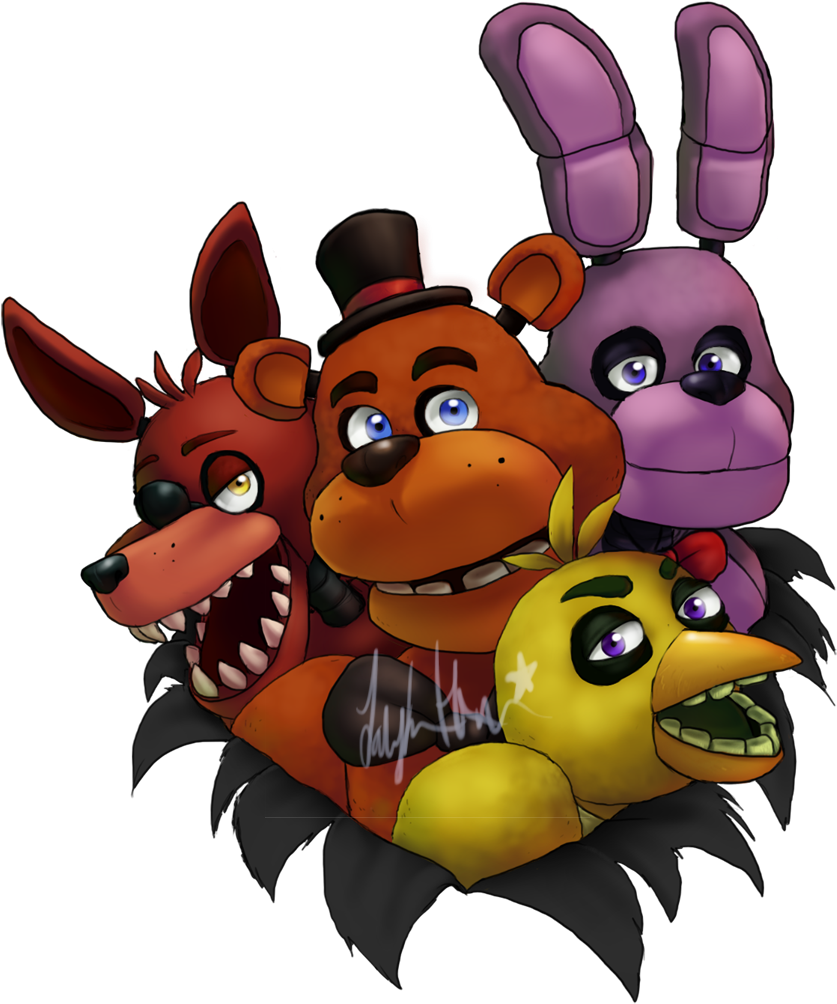 Five Nights At Freddy's By Scittykitty Five Nights - Five Nights At Freddy's Png (900x1036)